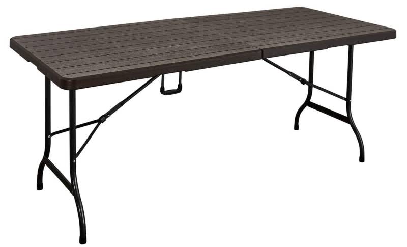 Gartentisch Klapptisch TABORA 180 x 74,5 cm Oberfläche in Holz-Optik von Garden Pleasure