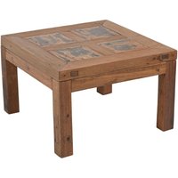 Garden Pleasure - Kaffeetisch kokoda, Teak recycelt, braun, lackiert 940242 von Garden Pleasure