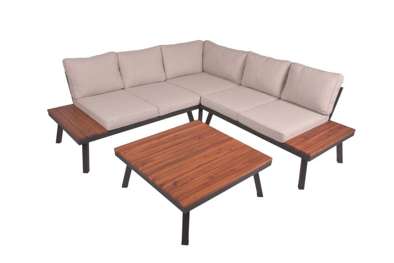 Moderne Garten Garnitur Lounge Set THERESA beige von Garden Pleasure