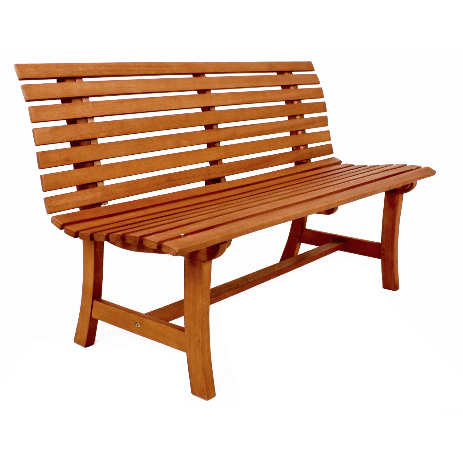 Parkbank Moreno 3-Sitzer Holz 93 x 140 x 67 cm von Garden Pleasure