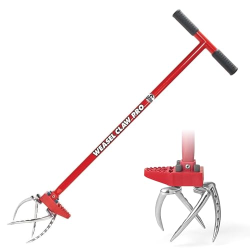 Garden Weasel Claw Pro - 3 in 1 Kultivieren, Lockern, Lüften Unkraut Gartenarbeit Handfräse Twist Unkrautwerkzeug Grabgabel Kultivator Bodenlockerer 91334 von Garden Weasel