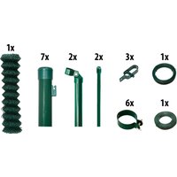 GARDEN N MORE Maschendrahtzaun 1 Element für 15 m, LxH: 1500 x 125 cm, mit 7 Pfosten GARDEN N MORE Maschendrahtzaun 1 Element für 15 m, LxH: 1500 x 125 cm, mit 7 Pfosten von Garden 'n' More