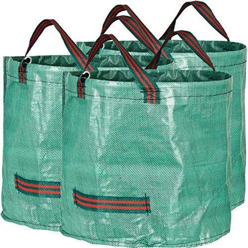 GardenMate 3X 60l Gartensack Laubsack Gartenabfallsack stabil - Gartensäcke für Gartenabfälle - Laubsäcke Rasenschnitt - Grünschnittsäcke faltbar, groß, robust aus Polypropylen-Gewebe 150GSM GardenMate 3X 60l Gartensack Laubsack Gartenabfallsack stabil - Gartensäcke für Gartenabfälle - Laubsäcke Rasenschnitt - Grünschnittsäcke faltbar, groß, robust aus Polypropylen-Gewebe 150GSM von GardenMate