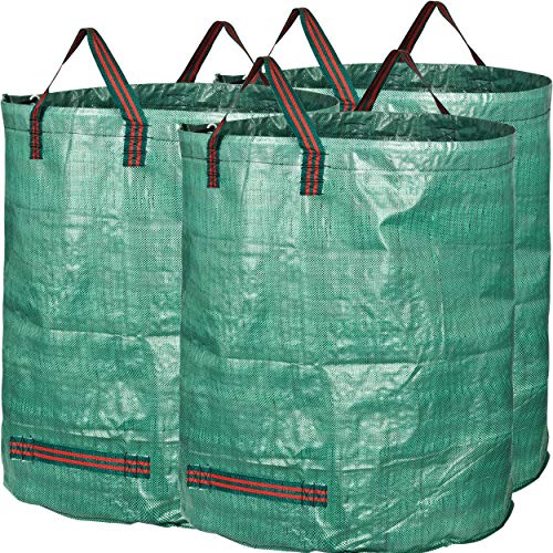 GardenMate 3x 300L Gartensack PROFESSIONAL aus robustem Polypropylen-Gewebe (PP) von GardenMate