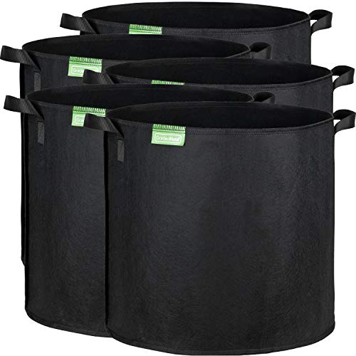 GardenMate 5X 60L Pflanzsack aus Vliesstoff Ø45.5cm Höhe 40cm - Blackline GardenMate 5X 60L Pflanzsack aus Vliesstoff Ø45.5cm Höhe 40cm - Blackline von GardenMate