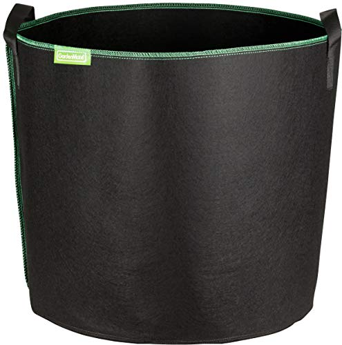 GardenMate 6X 60L Pflanzsack aus Vliesstoff Ø45.5cm Höhe 40cm - GREENLINE von GardenMate