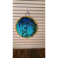 Metall See Zeichen.rustic Zeichen.fishing Signs.lake Signs.fisherman Signs.fisherman.camp Signs.cabin Dekor. See-Dekor von GardenMetalDecor