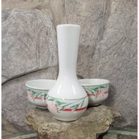 Vintage Shenango China Restaurant Ware Bud Vase Und Ramekin Set von GardenSpring
