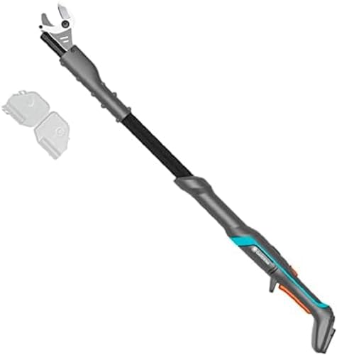 Akku-Baumschere EasyCut 110/18V P4A solo + System Akku P4A PBA 18V/45 2,5 Ah + Gerätehandschuh Größe 9/L von Gardena