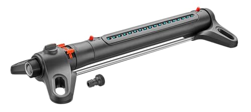 GARDENA 20570 | Bis zu 3800 m² - AquaZoom Verstellbarer oszillierender Hofsprinkler, für die Bewässerung von großflächigem Rasen und Garten. Der oszillierende Sprinkler von Aquazoom hat eine breite GARDENA 20570 | Bis zu 3800 m² - AquaZoom Verstellbarer oszillierender Hofsprinkler, für die Bewässerung von großflächigem Rasen und Garten. Der oszillierende Sprinkler von Aquazoom hat eine breite von Gardena