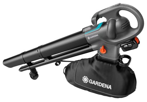 Gardena Laubsauger/-bläser PowerJetCollect Solo, kraftvolle Saugleistung, Robustes Metallrotor-Design, einfache Handhabung (14895-55) von Gardena