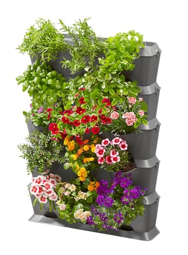 Gardena NatureUp! Basis Set vertikal mit Bewässerung: Pflanzenwand zur Begrünung von Balkon/Terrassen/Innenhöfen, Set für 15 Pflanzen, unsichtbare Wasserversorgung, einfaches Stecksystem Gardena NatureUp! Basis Set vertikal mit Bewässerung: Pflanzenwand zur Begrünung von Balkon/Terrassen/Innenhöfen, Set für 15 Pflanzen, unsichtbare Wasserversorgung, einfaches Stecksystem von Gardena
