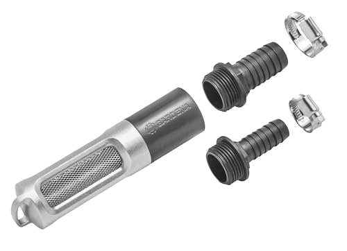 Gardena Saugfilter mit Rückflussstop, Set für Saugschläuche, robust und effektiv, für klare Wasserzufuhr (09093-20) von Gardena