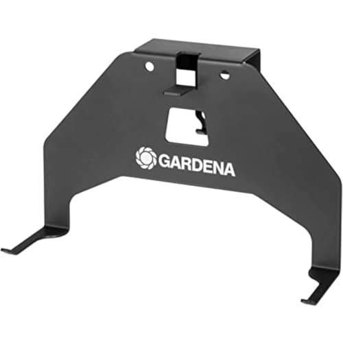 Gardena Wandhalterung: Wandhalter für Gardena SILENO+, Schutz vor Sonne und Regen, platzsparende Aufbewahrung, einfach zu montieren, Wandhalter aus Metall in Grau (4042-20) von Gardena