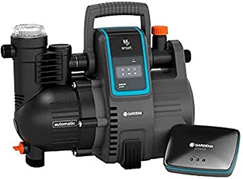 GARDENA smart Pressure Pump Set; Hauswasserautomat via App/Tablet steuerbar, inklusive smart Gateway; enthält smart Pressure Pump und Sauggarnitur 3,5m von Gardena