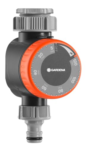 Gardena Bewässerungsuhr: Automatische Zeitschaltuhr für Wasserhähne 26,5 mm (G 3/4) oder 33,3 mm (G1), Flexible Bewässerungsdauer (5-120 min), leichtes Anschließen Dank Schnellstecksystem (1169-20) Gardena Bewässerungsuhr: Automatische Zeitschaltuhr für Wasserhähne 26,5 mm (G 3/4) oder 33,3 mm (G1), Flexible Bewässerungsdauer (5-120 min), leichtes Anschließen Dank Schnellstecksystem (1169-20) von Gardena