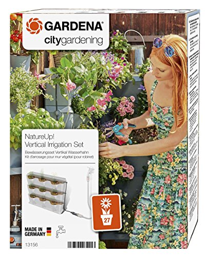 Gardena NatureUp! Bewässerungsset Vertikal Wasserhahn: Bewässerungssystem für bis zu 27 Pflanzen, unsichtbare Bewässerung, Anschlussmöglichkeit für Bewässerungscomputer (13156-20) Gardena NatureUp! Bewässerungsset Vertikal Wasserhahn: Bewässerungssystem für bis zu 27 Pflanzen, unsichtbare Bewässerung, Anschlussmöglichkeit für Bewässerungscomputer (13156-20) von Gardena