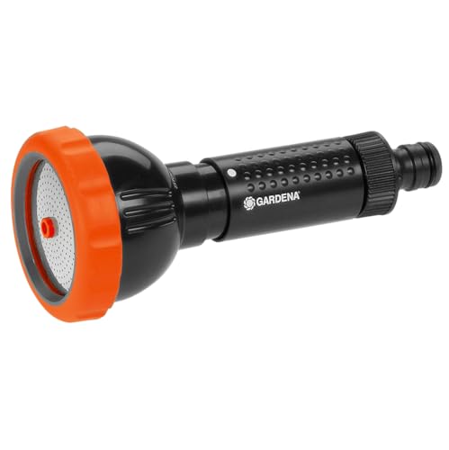 Gardena Profi-System-Spritz-Brause: Gartenbrause für einen höheren Wasserdurchfluss, mit stufenlos regulierbarem Wasserstrahl (2847-20) von Gardena