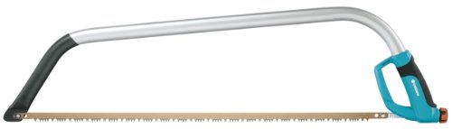 Gardena Comfort Bügelsäge 760: Holzsäge mit hohem Bügel für dickeäste und Stämme, nachstellbare Blattspannung, Rostschutz, Blatt 760 mm (8748-20) von Gardena