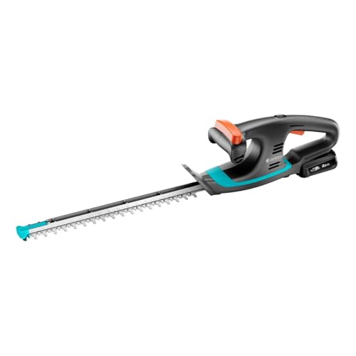 Gardena Akku-Heckenschere EasyCut 40/18V P4A Ready-to-Use Set: Heckenschneider mit Präzisionsmessern und Anschlagschutz, ergonomischer Griff, geringes Gewicht (14733-20) von Gardena