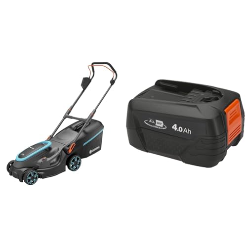 Gardena Akku-Rasenmäher PowerMax 37/36V P4A Ready-to-Use Set & System Akku P4A PBA 18V/72: Zubehör für viele Gardena Gartengeräte von Gardena