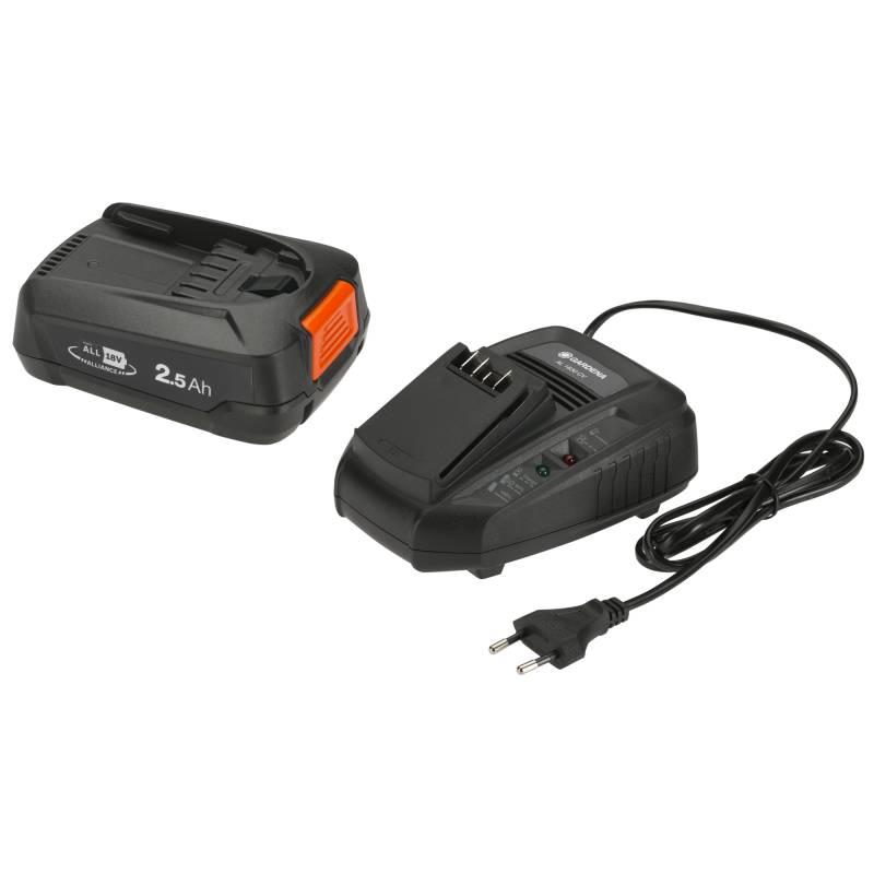 Gardena Akku-Set 'Power for All PBA 18V/45' 2,5 Ah, mit Schnellladegerät von Gardena