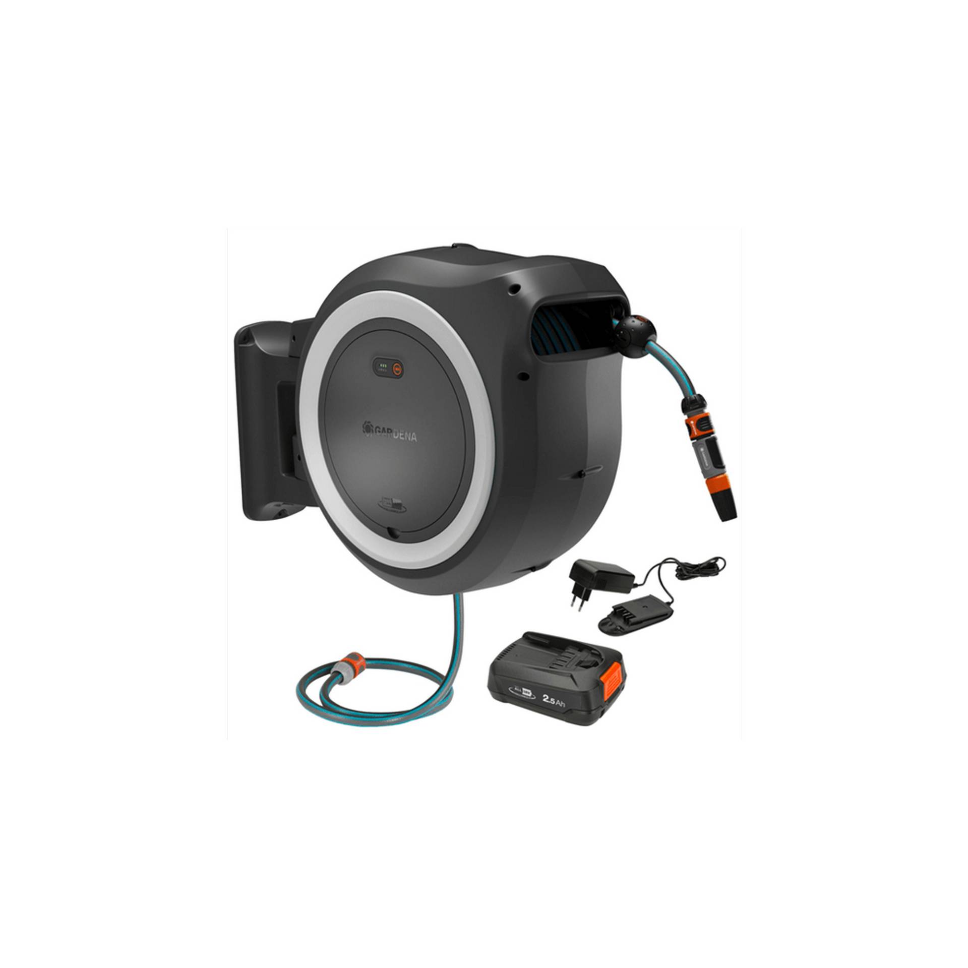Gardena Akku-Wand-Schlauchbox 'PowerRoll XL' 18 V 35 m Gardena Akku-Wand-Schlauchbox 'PowerRoll XL' 18 V 35 m von Gardena