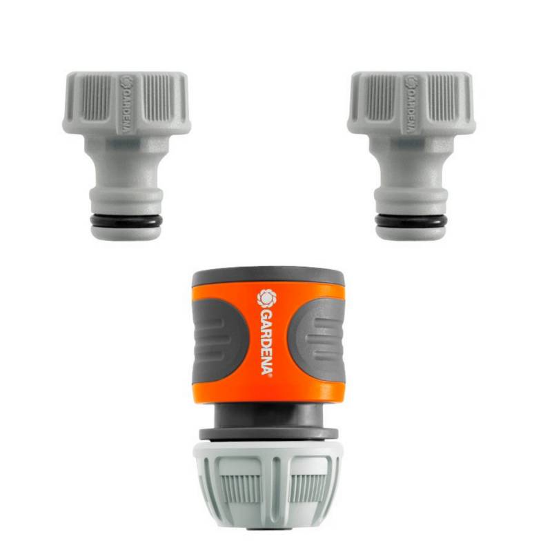 Gardena Anschluss-Set für Gartenschlauch 13 mm (1/2") von Gardena