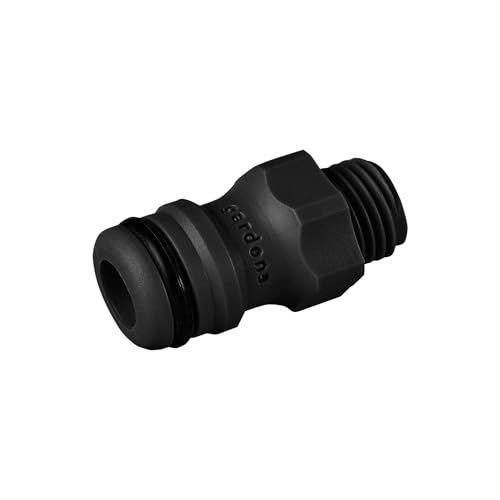 Gardena Anschlusstück: Steckkupplung zum Anschluss von Bewässerungsgeräten an das Original Gardena System, für 13,2 mm (G1/4) Gewinde, grau (2920-26) von Gardena