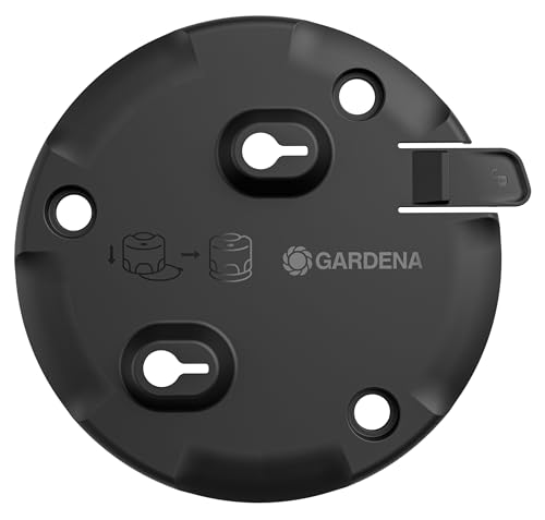 Gardena AquaPrecise Montageplatte, für Bewässerungssystem AquaPrecise Oberirdisch, einfache Montage, stabile Befestigung, langlebiges Bewässerungszubehör mit Spikes (16022-20) von Gardena