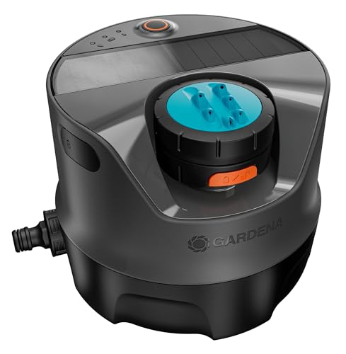 Gardena AquaPrecise Bewässerungssystem für Rasenflächen bis zu 320 m²: solarbetrieben, gleichmäßige Wasserverteilung, für jede Gartenform, Bluetooth, einfache Installation (16000-20) Gardena AquaPrecise Bewässerungssystem für Rasenflächen bis zu 320 m²: solarbetrieben, gleichmäßige Wasserverteilung, für jede Gartenform, Bluetooth, einfache Installation (16000-20) von Gardena