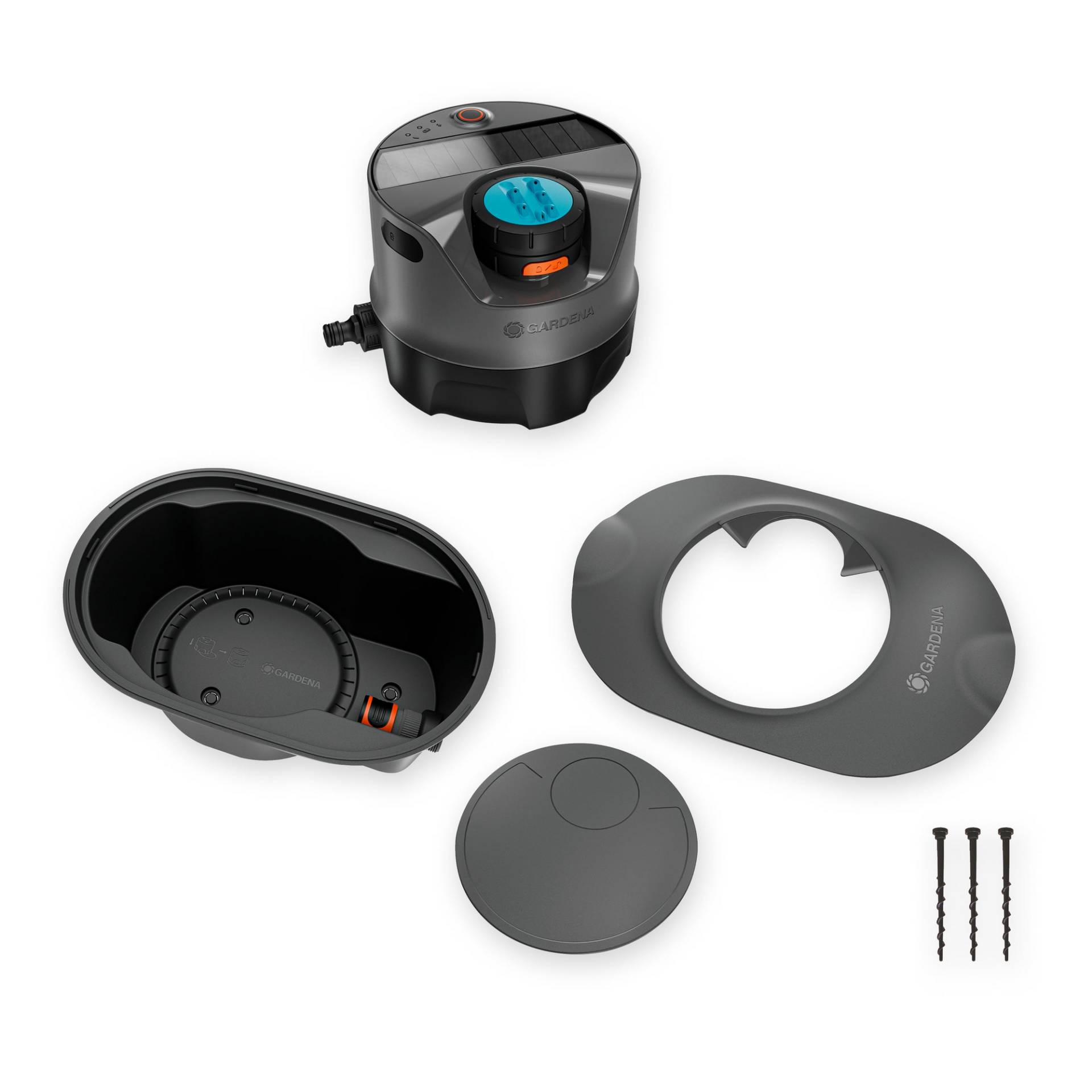 Gardena Bewässerungssystem 'AquaPrecise' 3/4'' solarbetrieben 320 m² von Gardena