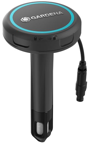 Gardena Bodenfeuchtesensor: Automatische Bewässerung, direkt auf der Rasenfläche einsetzbar, 5 m langes Anschlusskabel, mit Verlängerungskabel erweiterbar (01867-20) von Gardena