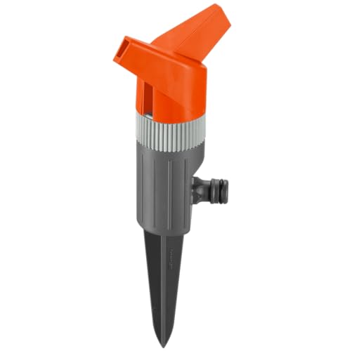 Gardena Classic Rundsprenger Foxtrott: Rasenprenger für gleichmäßige Flächenbewässerung bis 130 m², pfützenfrei, Bewässerungssektor 360 °, sicherer Stand, 13 m Sprengbereich (1953-20) von Gardena