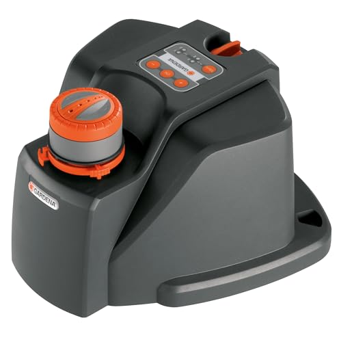 Gardena Comfort Vielflächenregner AquaContour Automatic: Flächenbewässerung für die individuelle Bewässerung nahezu jeder Gartenkontur, einfache Programmierung, Reichweite 2,5-10,5 m (8133-20) von Gardena
