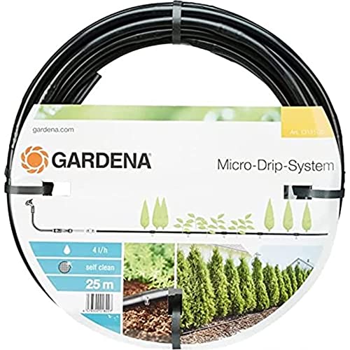 Gardena Erweiterung Tropfrohr für Pflanzreihen oberirdisch 13 mm (1/2 Zoll): Micro-Drip-System-Verlängerung 25 m für Start Sets Pflanzreihen (13131-20) von Gardena