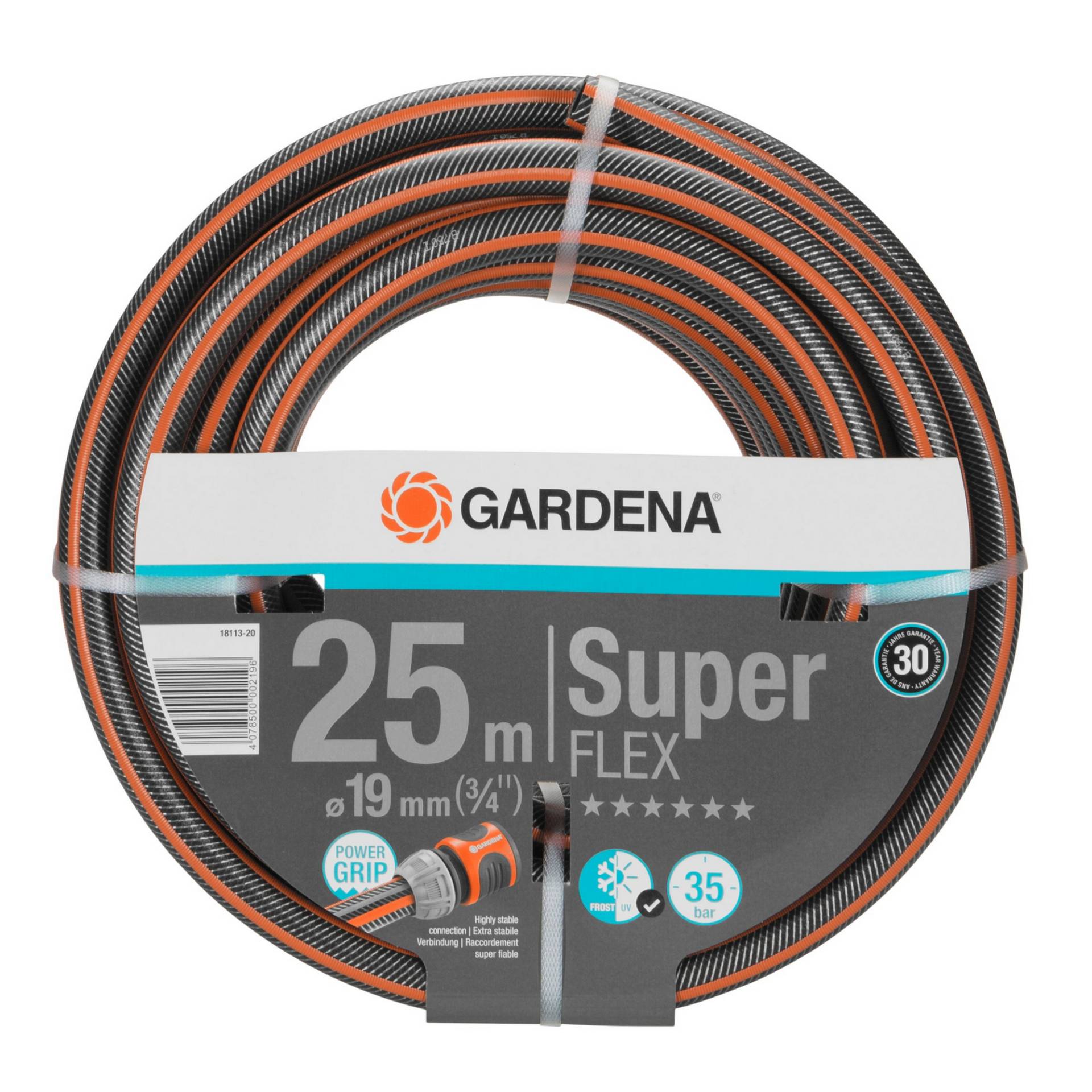 Gardena Gartenschlauch 'Premium SuperFlex' Ø 19 mm (3/4") 25 m von Gardena