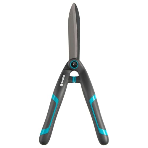 Gardena Heckenschere PrecisionCut: Ergonomische Gartenschere für den exakten Formschnitt, 18 cm, spezielle Z-Form, Stoßdämpfung (12302-20) von Gardena