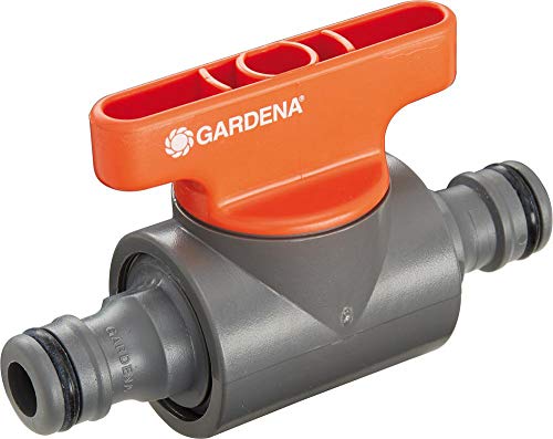 Gardena Kupplung mit Regulierventil: Kupplung zum Regulieren oder Absperren des Wasserdurchflusses im Schlauchverlauf, ideal zur Reichweitenbestimmung von Regnern (976-50) von Gardena