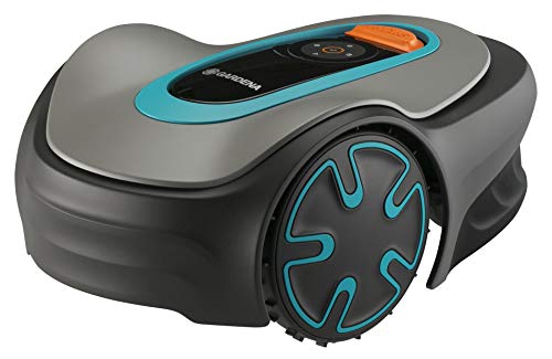 Gardena Mähroboter SILENO minimo 250 qm FR/NL-Version, jusqu'à 250 m² Türkis;orange;schwarz;grau von Gardena