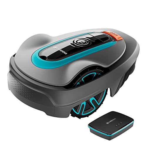 Gardena Mähroboter smart SILENO City 250 qm PL-Version, Türkis;orange;schwarz;grau von Gardena