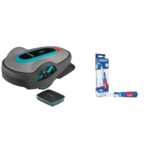 Gardena Mähroboter smart SILENO City 600 m² Set & WEICON Tools Kabelmesser No. 4-28 H/Abisolierbereich 4-28 mm/inkl. Hakenklinge von Gardena