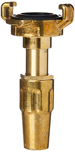 Gardena Messing-Schnellkupplungs-Spritze für 13 mm (1/2 Zoll)-Schläuche: Schnellkupplungsanschluss mit regulierbarem & abstellbarem Wasserstrahl (7130-20) von Gardena