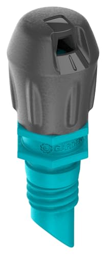 Gardena Micro-Drip-System Endstreifendüse: Sprühdüse für das Bewässerungssystem, für schmale längliche Flächen von max. 0,6 x 2,75 m, einfache Verbindungstechnik (13318-20) von Gardena