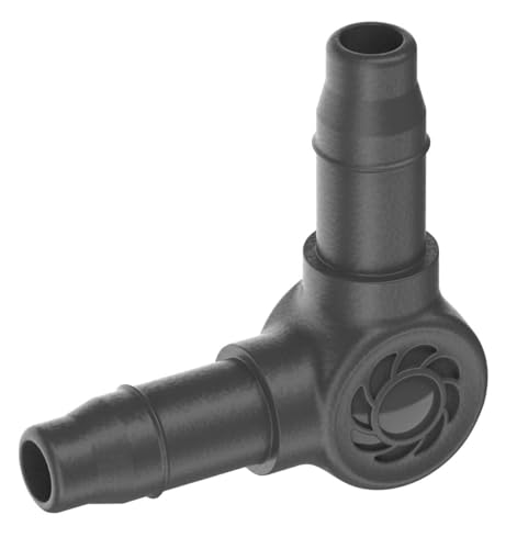 Gardena Micro-Drip-System L-Stück 4,6 mm (3/16 Zoll): Zur Richtungsänderung um 90 Grad von Verteiler- und Tropfrohren, knickfreie Installation, Easy & Flexible Verbindungstechnik (13212-20) von Gardena