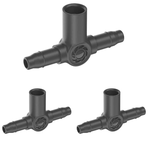 Gardena Micro-Drip-System T-Stück 4,6 mm (3/16 Zoll): Praktische Verbindung zur Fixierung der Sprühdüsen und Endtropfer, 5 Stück (13216-20) (Packung mit 3) von Gardena