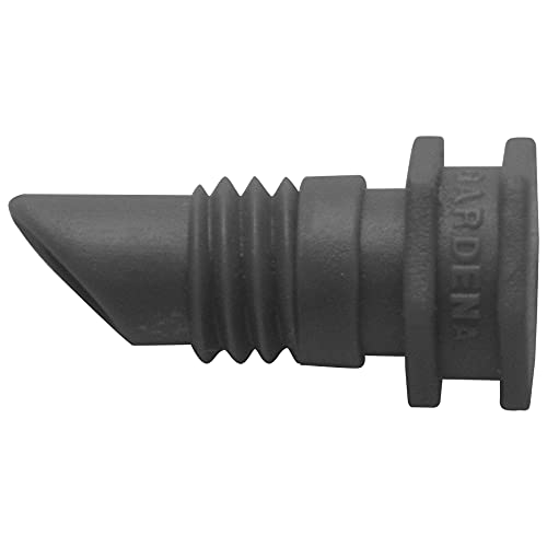 Gardena Micro-Drip-System Verschlussstopfen 4,6 mm (3/16 Zoll): Stöpsel zum Verschließen der Löcher im Verlegerohr, Abschluss des Verteilerrohrs (1323-20) von Gardena