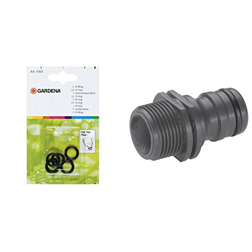 Gardena O-Ring: Dichtungsring für den Anschluss Aller Original System Anschlussnippel & Profi-System-Gerätestück: Geräteadapter zum Anschluss von Bewässerungsgeräten an das Profi-System Gardena O-Ring: Dichtungsring für den Anschluss Aller Original System Anschlussnippel & Profi-System-Gerätestück: Geräteadapter zum Anschluss von Bewässerungsgeräten an das Profi-System von Gardena