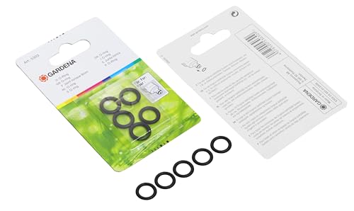 Gardena O-Ring: Vielseitiger Dichtungsring für den Anschluss aller Original Gardena System Anschlussnippel wie z. B. an Brausen und Regnern (5303-20) Standard von Gardena