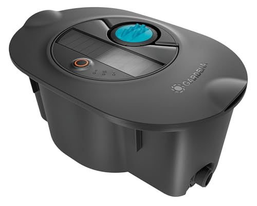 Gardena AquaPrecise, Pipeline Bewässerungssystem für Rasenflächen bis zu 320 m²: solarbetrieben, gleichmäßige Wasserverteilung, für jede Gartenform, Bluetooth, unterirdische Installation (16001-20) von Gardena